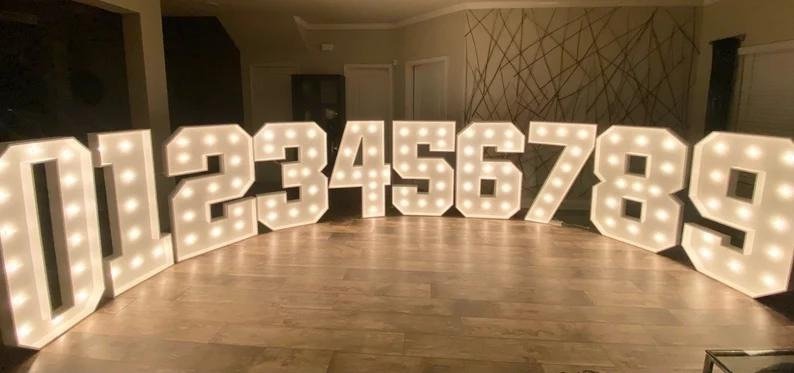 21st Birthday numbers